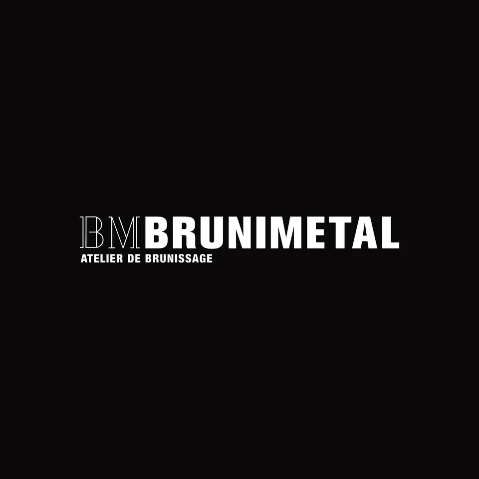 BM Brunimetal logo, burnishing workshop.